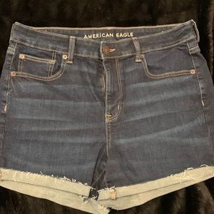 American Eagle “next level stretch” high rise “shortie” short